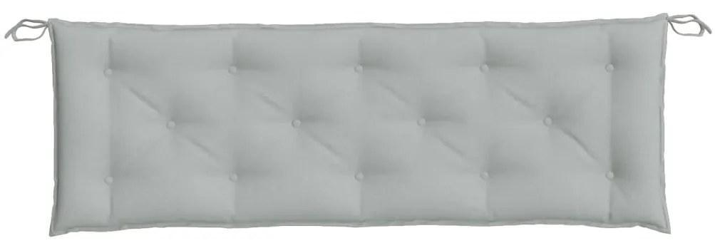 Almofadões banco jardim 2pcs 120x50x7cm mesclado tecido