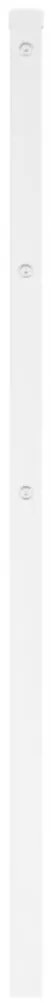 Cabeceira de cama 107 cm metal branco
