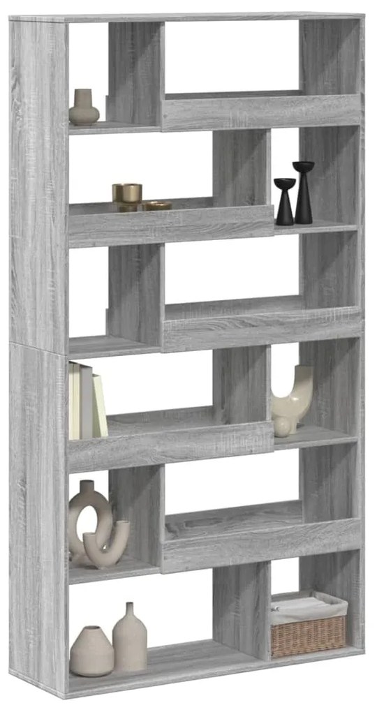 divisória 100x33x187,5 cm derivados de madeira cinzento sonoma