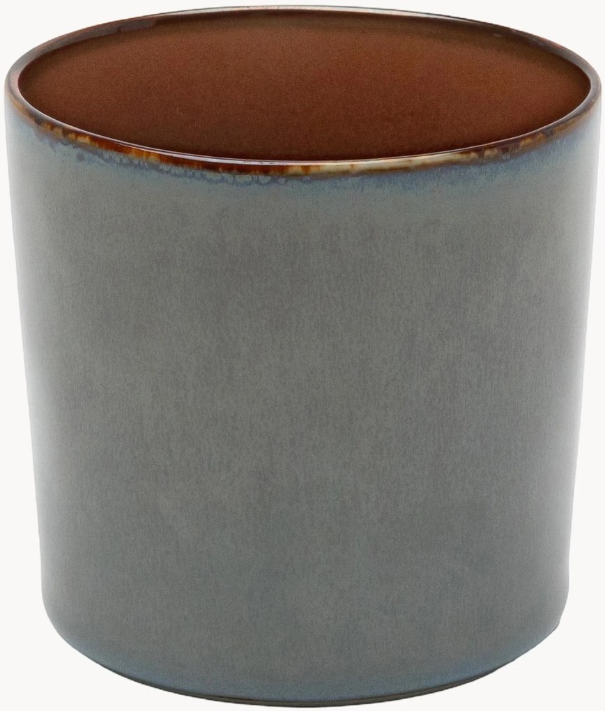 Canecas em grés reativo Terres de rêves, conjunto de 8