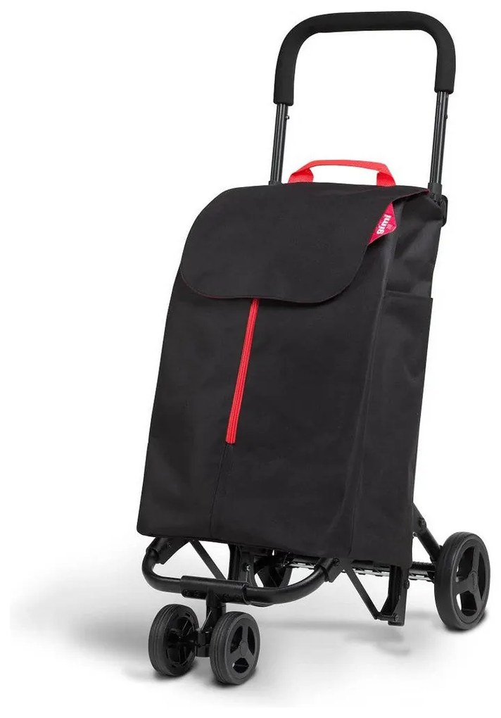 Carro de Compras Gimi Twin Urban Preto 50 L (39 x 52 x 95 cm)