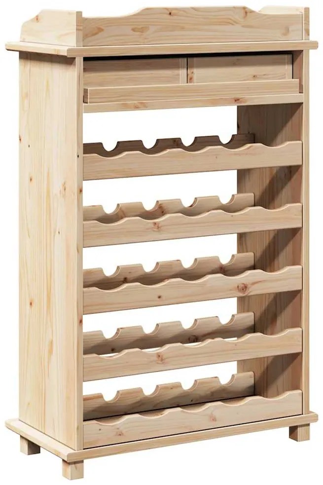 Acessório para Vinho vidaXL 90x60x30 cm Madeira Sólida de Pinho
