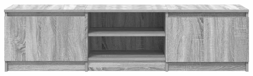 Móvel de TV 140x40x35,5 cm derivados de madeira cinzento sonoma