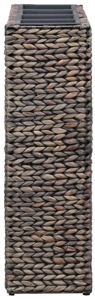 Floreira alta com 4 vasos jacinto de água castanho