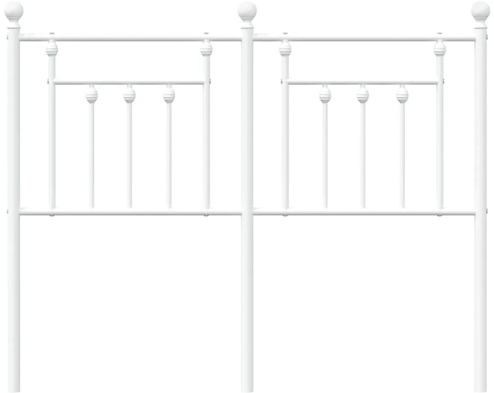 Cabeceira de cama 120 cm metal branco