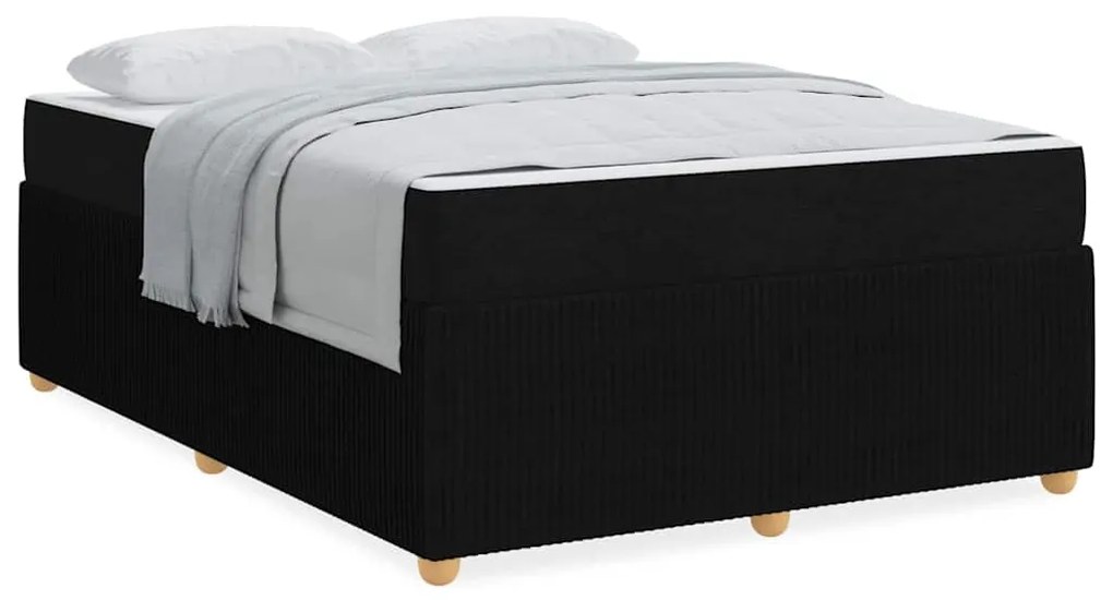 Estrutura da Cama Outros Preto 160 x 200 cm tecido