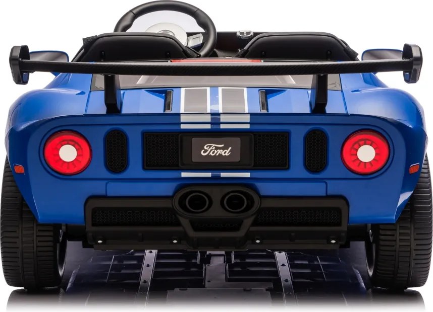 Carro elétrico para Crianças 24V 4x4 Ford GT Rodas Espuma EVA, assento couro ecológico Azul