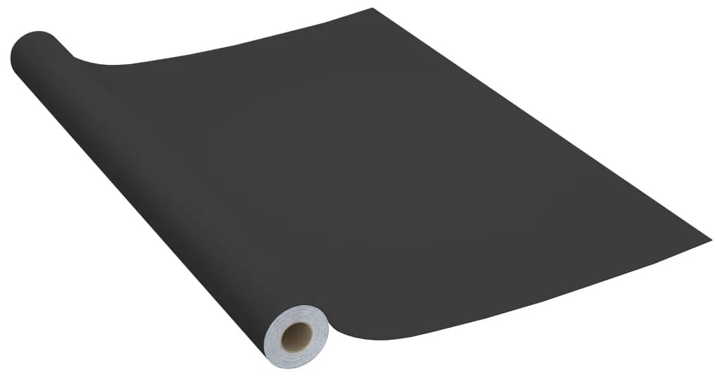 Autocolante para móveis 2 pcs 500x90 cm PVC preto