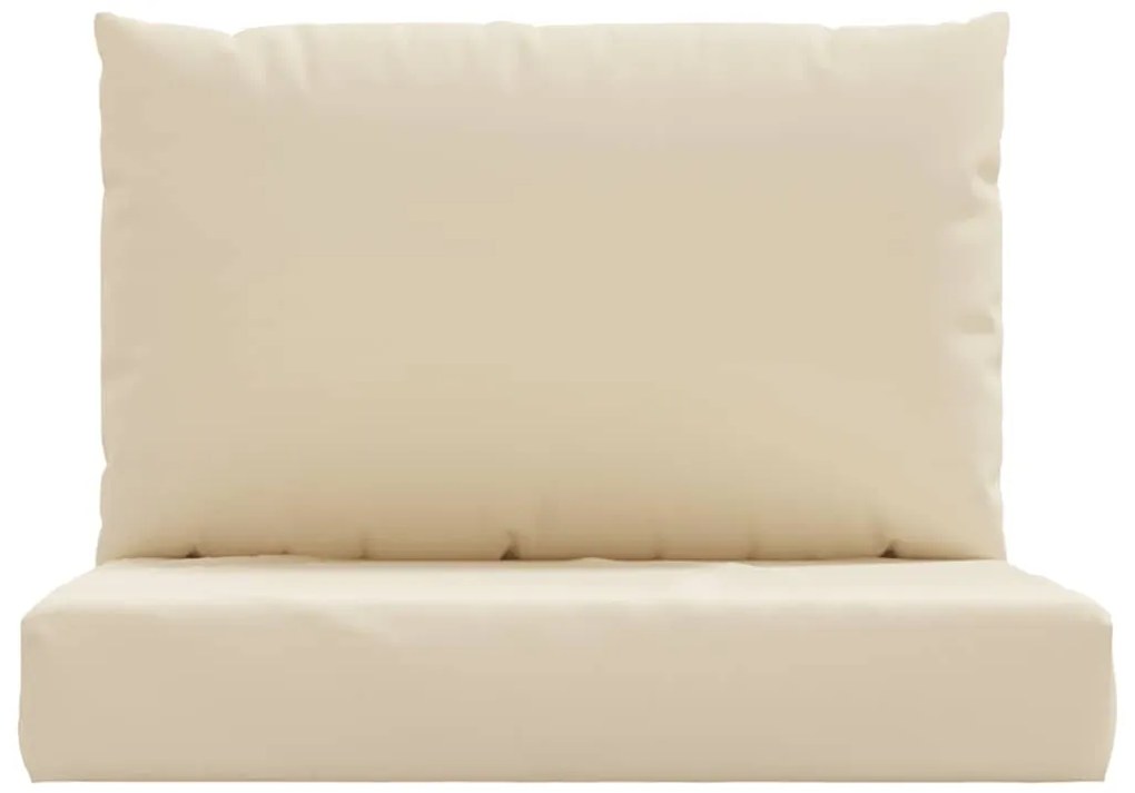 Almofadões para paletes 2 pcs tecido oxford bege