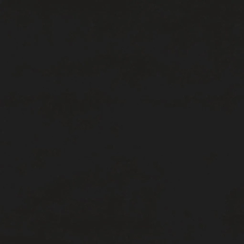 Sofá de 2 lugares veludo 120 cm preto