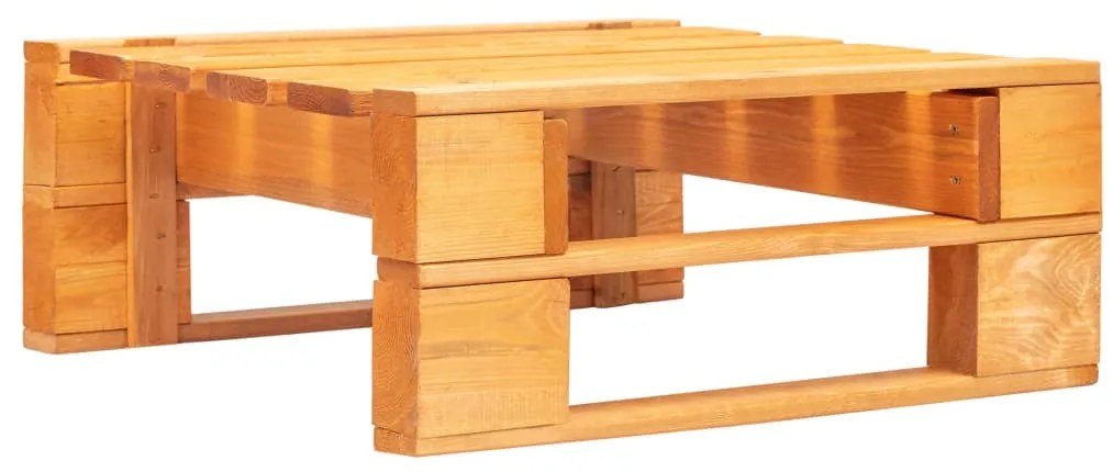 4 pcs conjunto lounge paletes pinho impregnado castanho mel