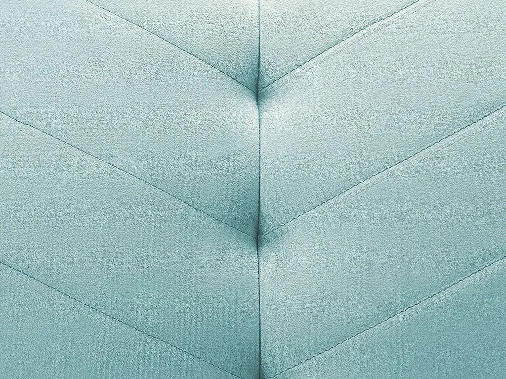 Sofá-cama de 3 lugares em veludo azul claro SENJA Beliani