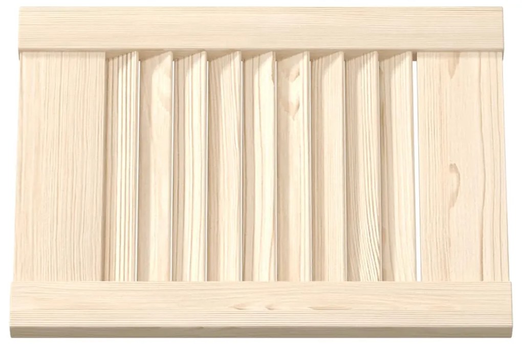 Portas de armário 4 pcs com design de persiana pinho maciço