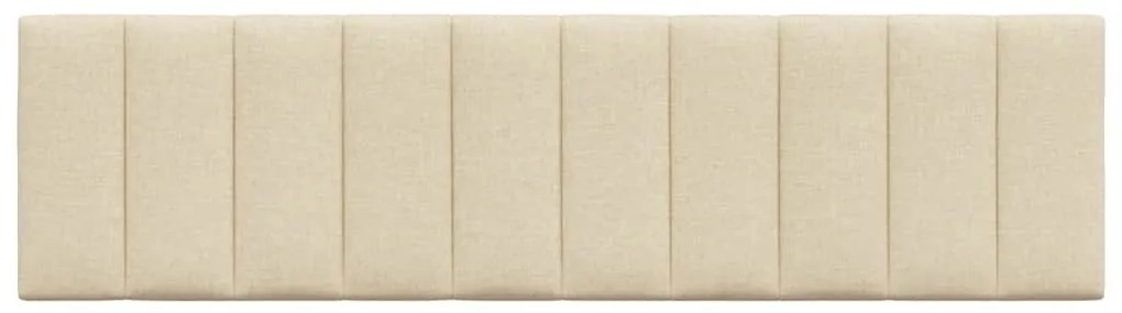 Almofadão de cabeceira 180 cm tecido creme