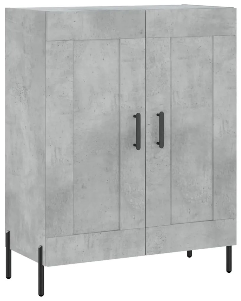 Armário alto 69,5x34x180 cm derivados de madeira cinza cimento