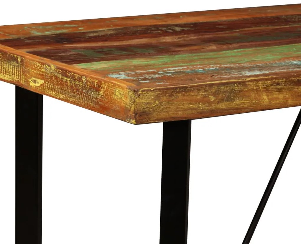 Conjunto de bar 5 pcs madeira recuperada maciça