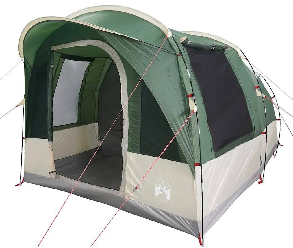 Tenda de campismo túnel para 3 pessoas impermeável verde