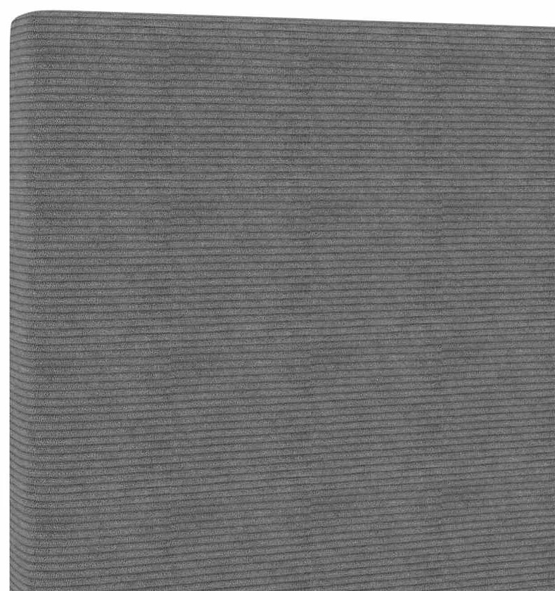 Cabeceira LED vidaXL Cinza 80 cm Tecido Corduroy
