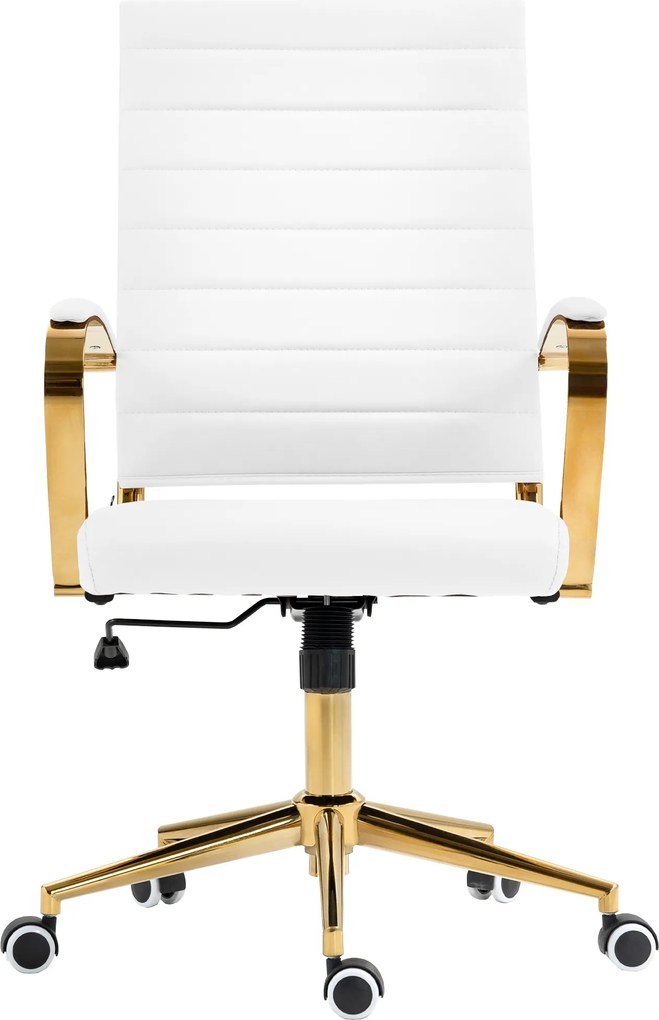 Cadeira de Escritório Havana Couro Sintético Branco