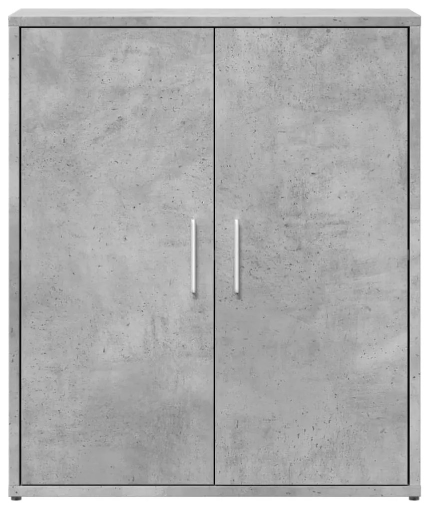 Aparadores 2 pcs 60x31x70 cm derivados madeira cinzento cimento