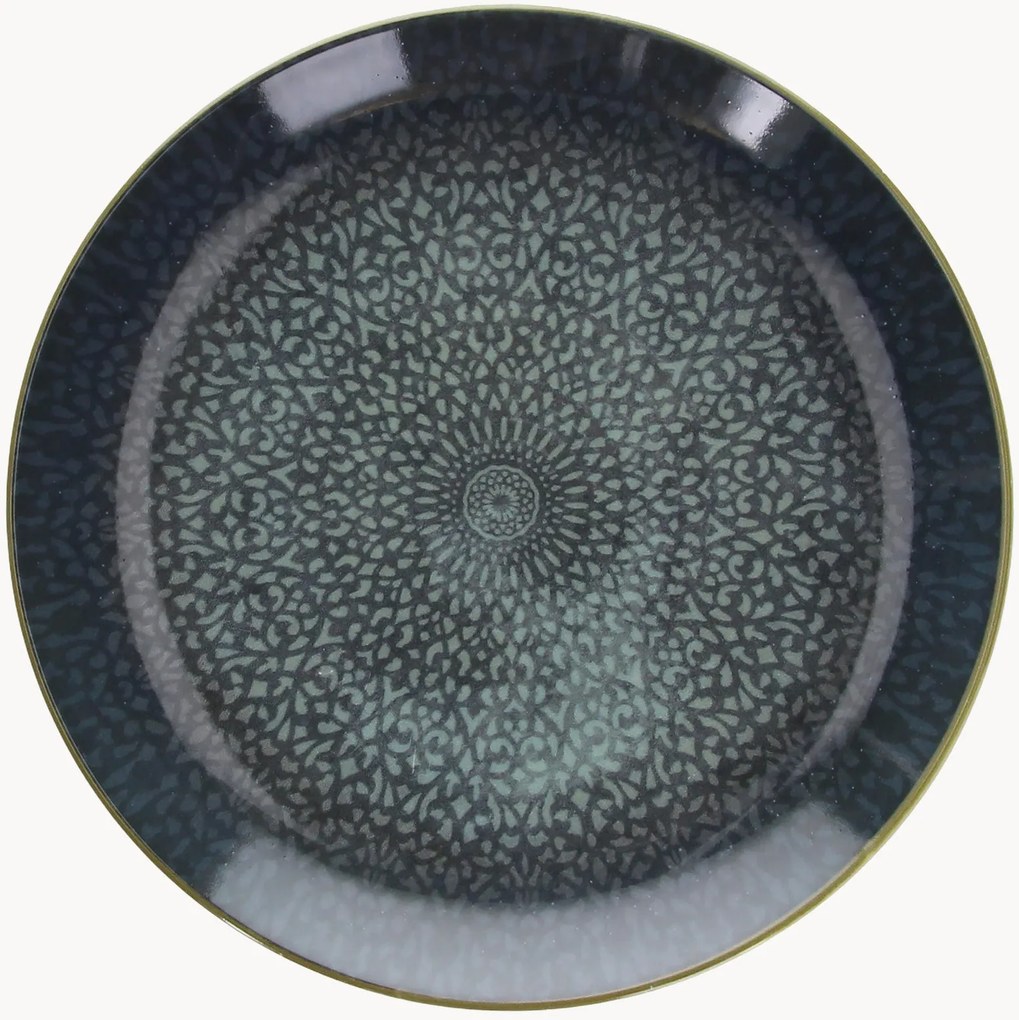 Pratos de jantar em porcelana Oriental, conjunto de 6