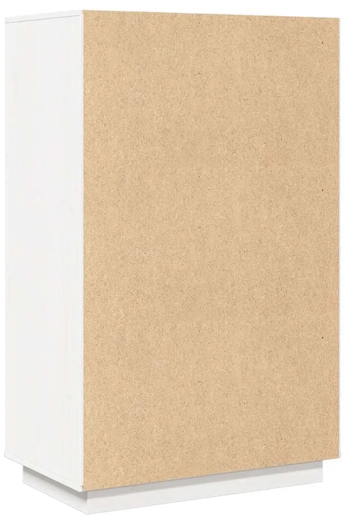 Aparador alto 67x40x108,5 cm pinho maciço branco