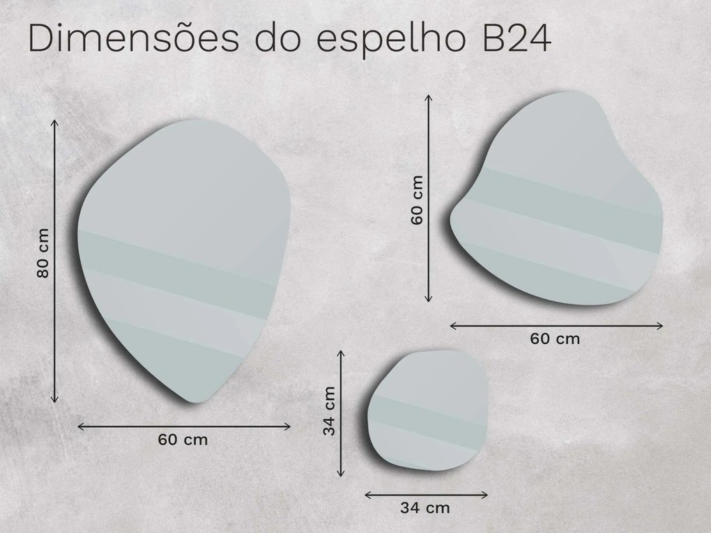 Espelhos em conjunto B24