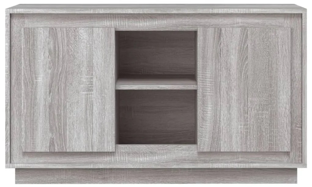 Aparador 102x35x60 cm derivados de madeira cinzento sonoma