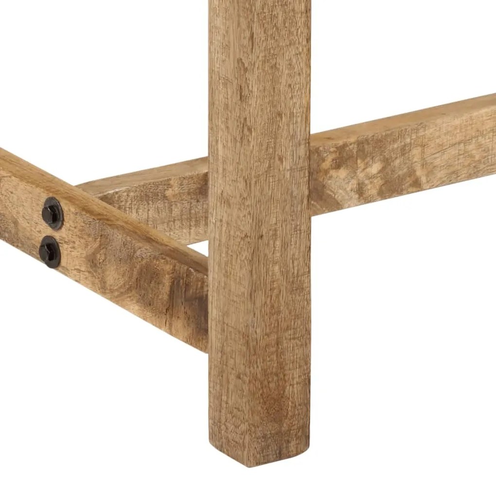 Mesa de jantar 110x55x75 cm madeira de mangueira maciça