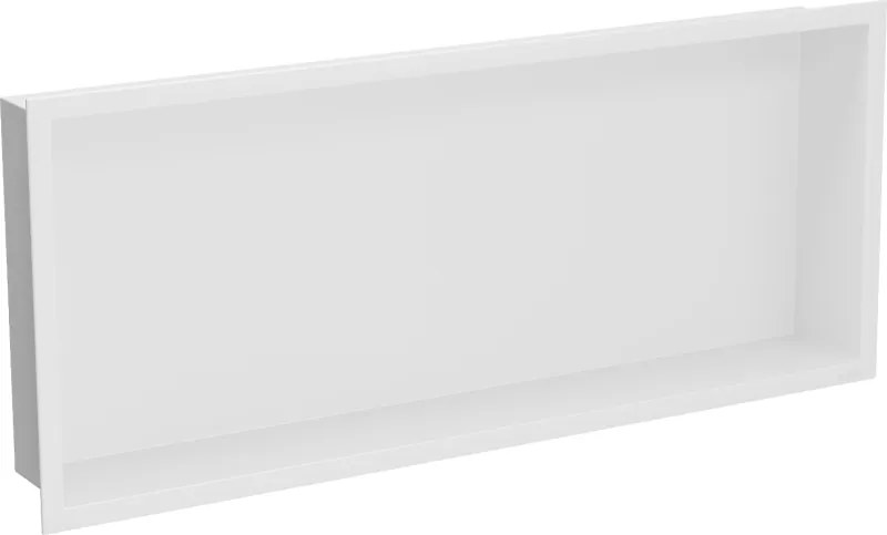 Mexen X-Wall-R prateleira embutida com flange 75 x 30 cm, branca - 1920753010
