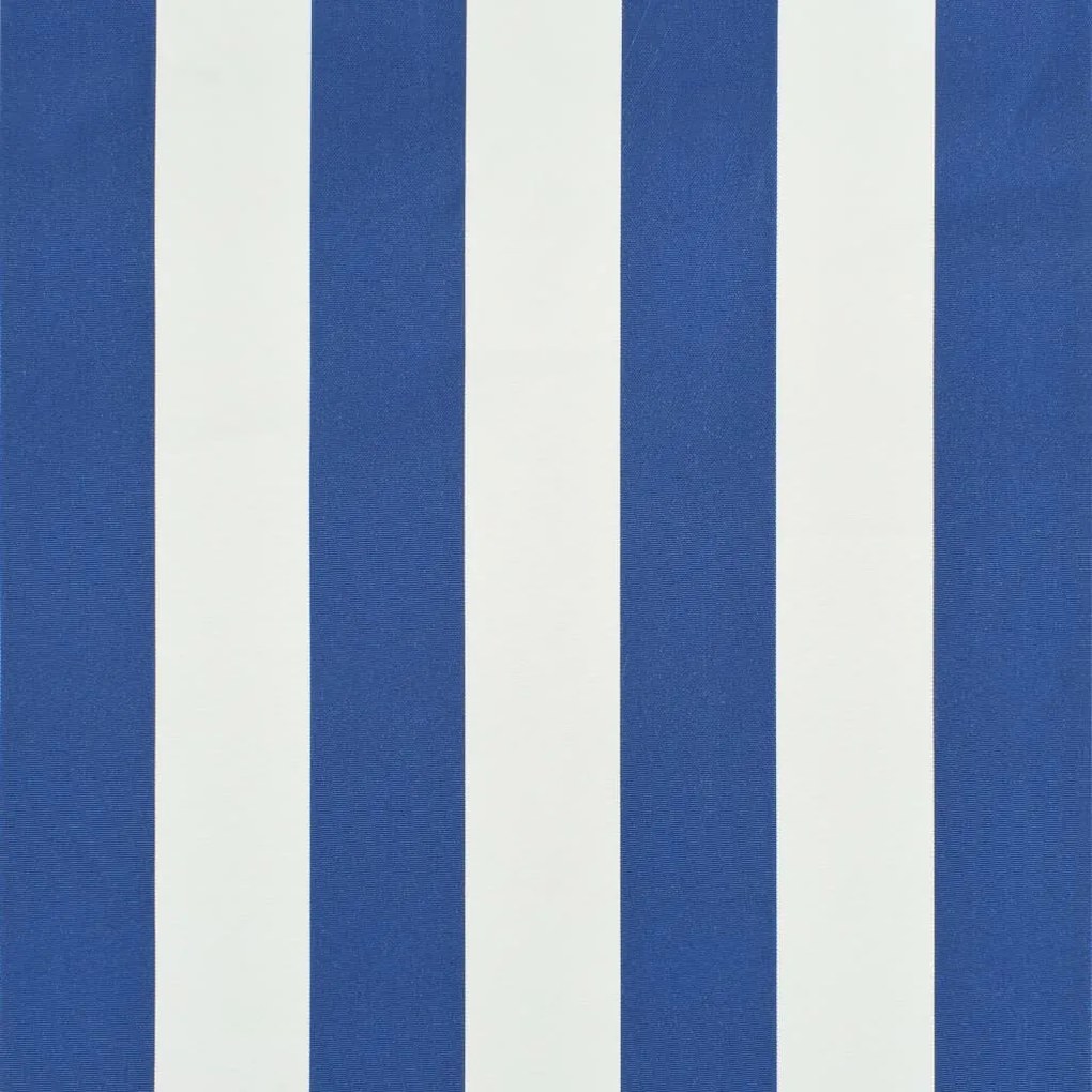 Toldo retrátil 100x150 cm azul e branco