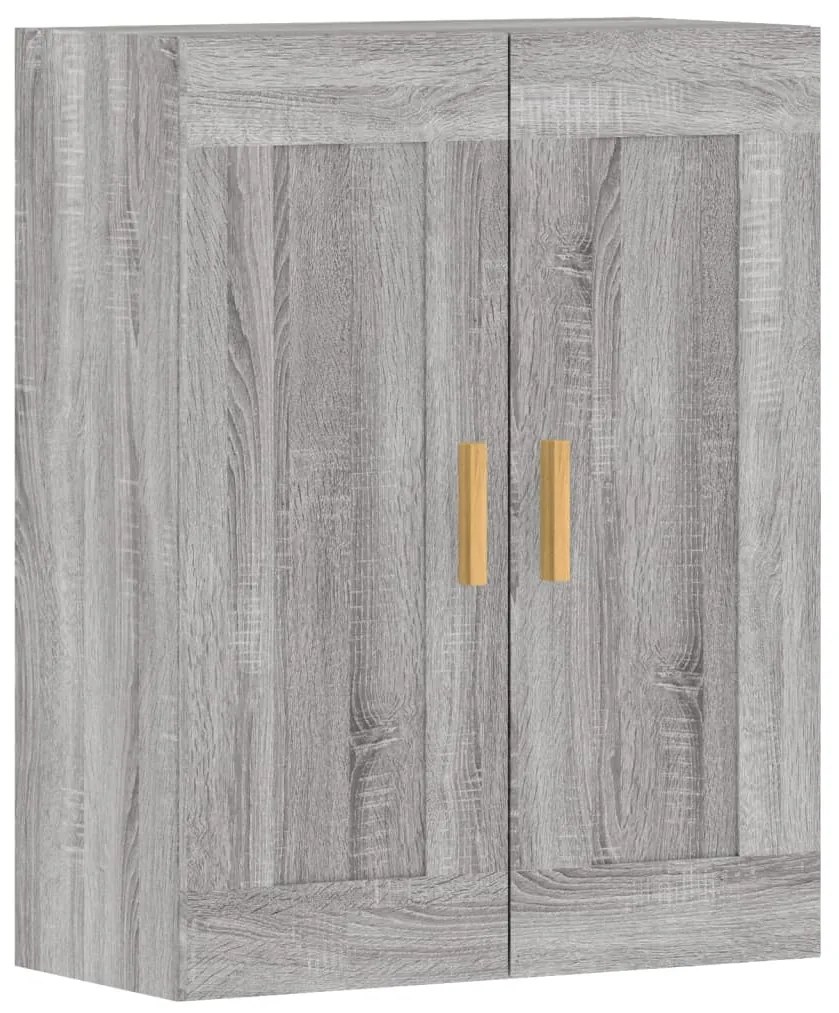Móveis de parede 2 pcs derivados de madeira cinzento sonoma