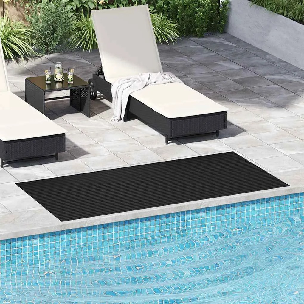 Tapete antiderrapante de borracha nervuras largas 2 x 1 m