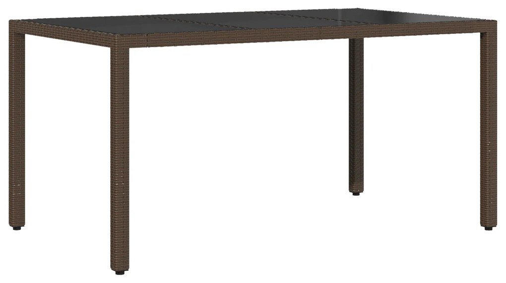 Conjunto de Jantar para Jardim de 7 Peças com Almofadas em Rattan Sint