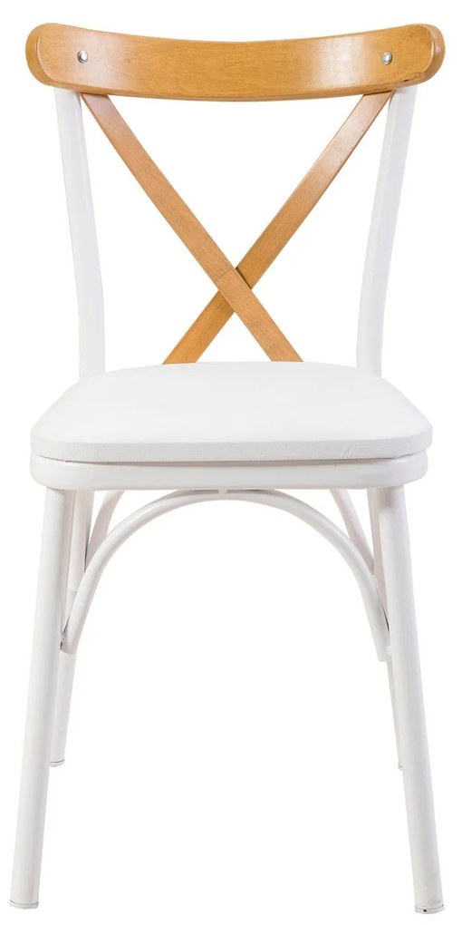 Conjunto de Mesa de Jantar Extensível e Cadeiras Oliver – Branco – Mes