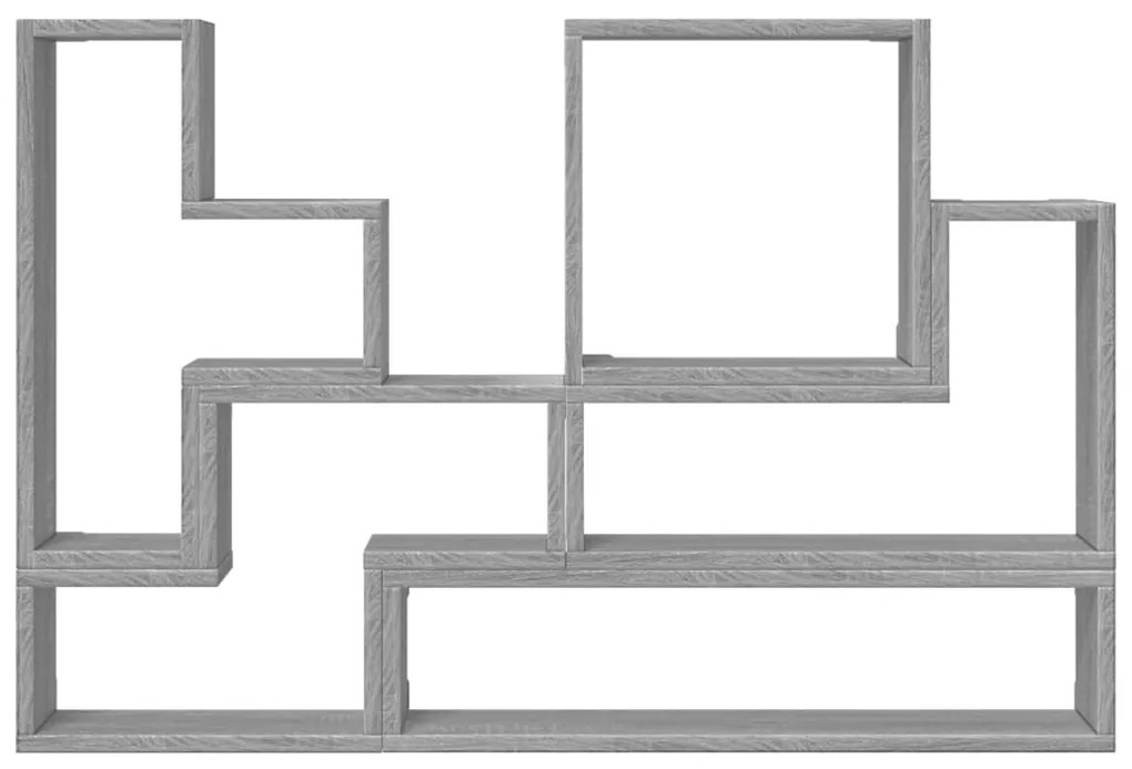 Estante 96x12x64 cm derivados de madeira cinzento sonoma