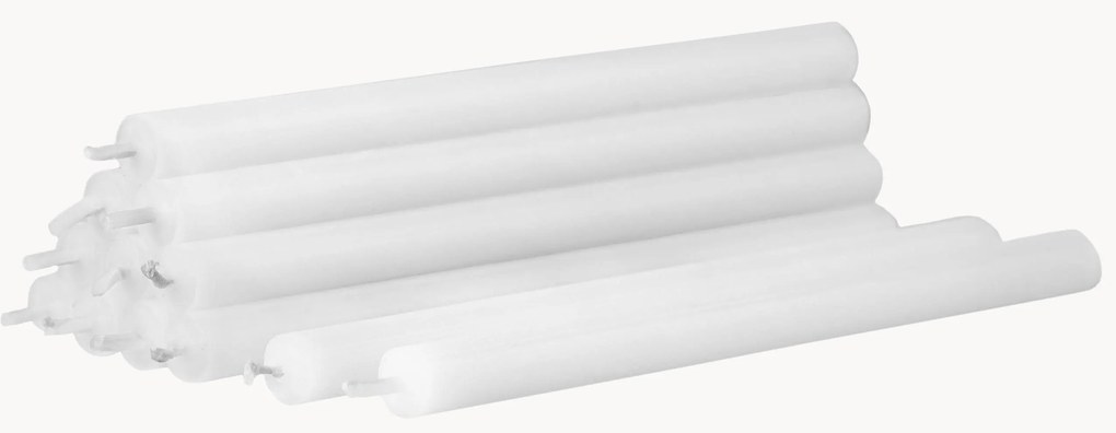 Velas finas compridas Stoff Nagel, conjunto de 12