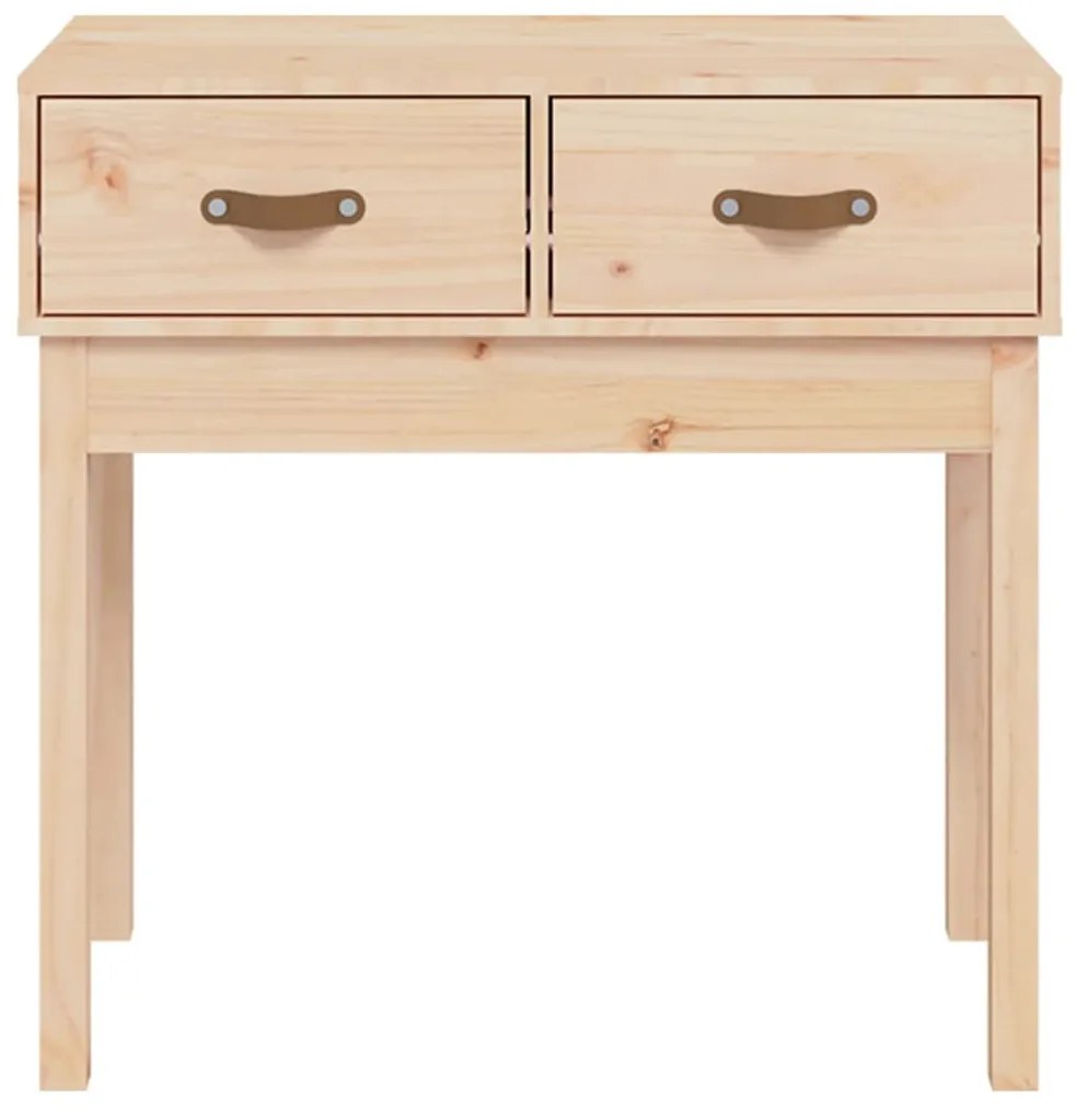 Mesa consola 76,5x40x75 cm madeira de pinho maciço