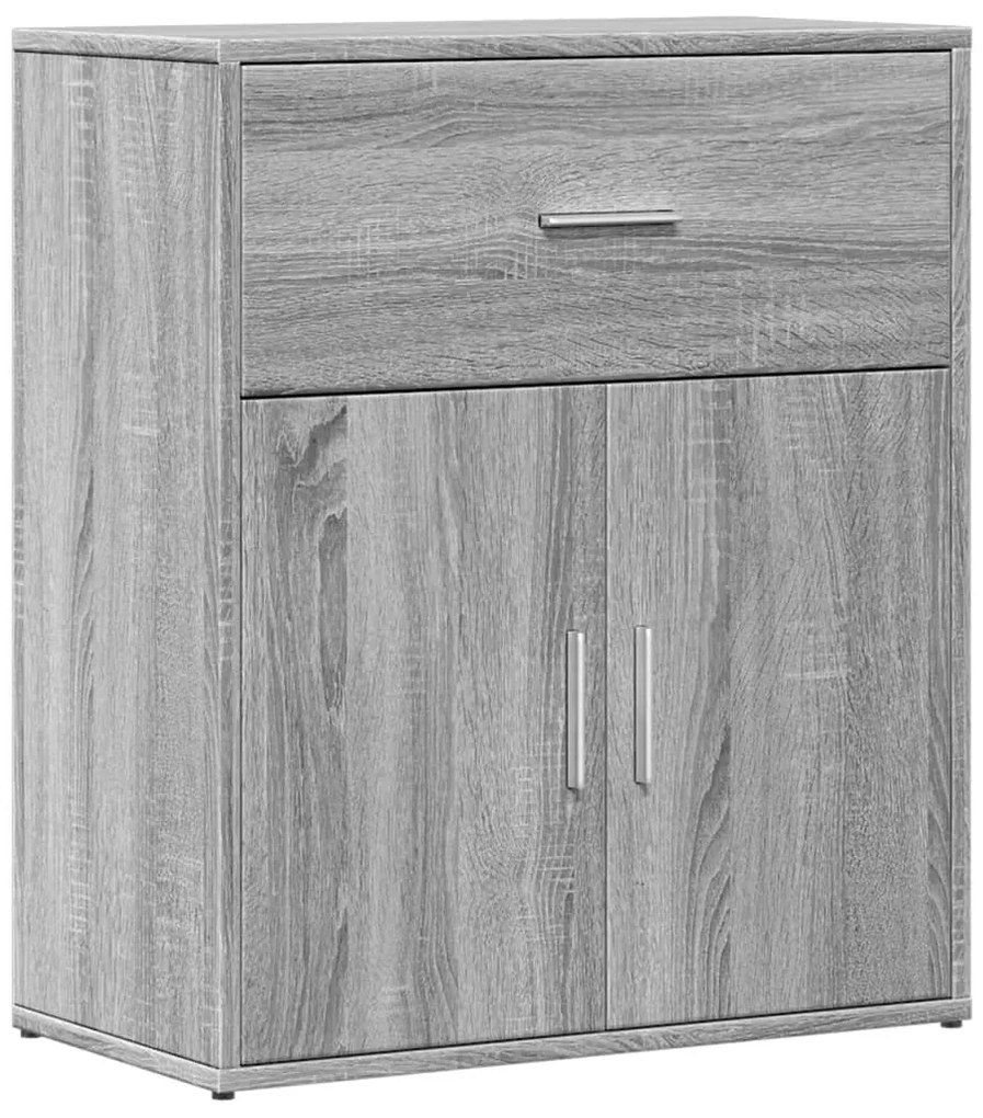 Aparadores 2 pcs 60x31x70 cm derivados madeira cinzento sonoma