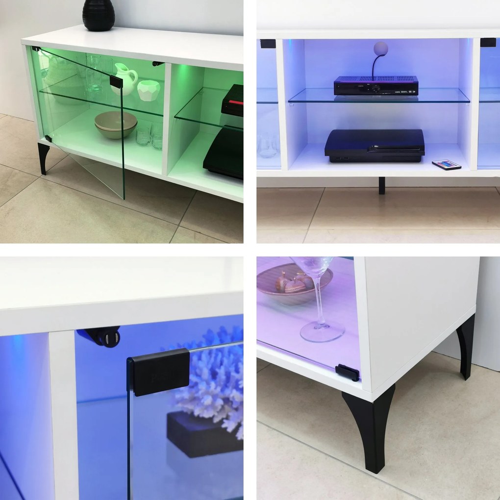 Móvel TV Tokyo – Branco – 160 cm x 55 cm x 35 cm