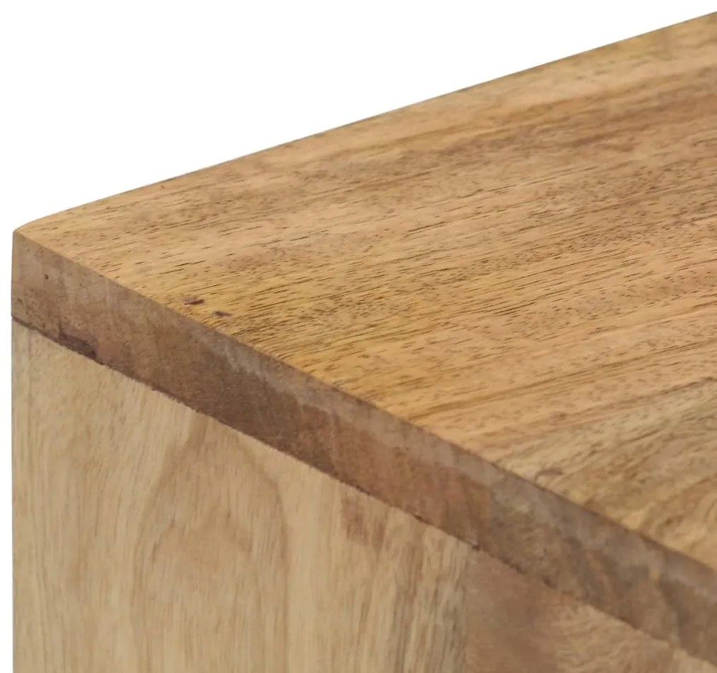 Mesa consola 90x45x75 cm madeira de mangueira maciça