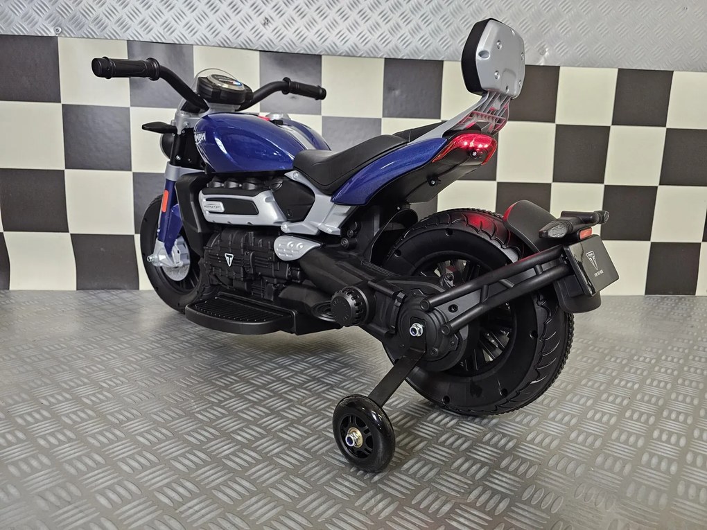 Mota scooter infantil TRIUMPH ROCKET 12V Azul