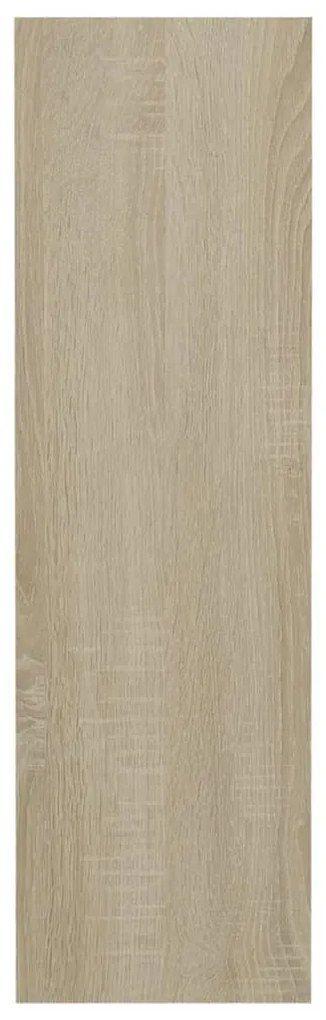 Sapateiras de parede 4 pcs derivados de madeira branco/sonoma