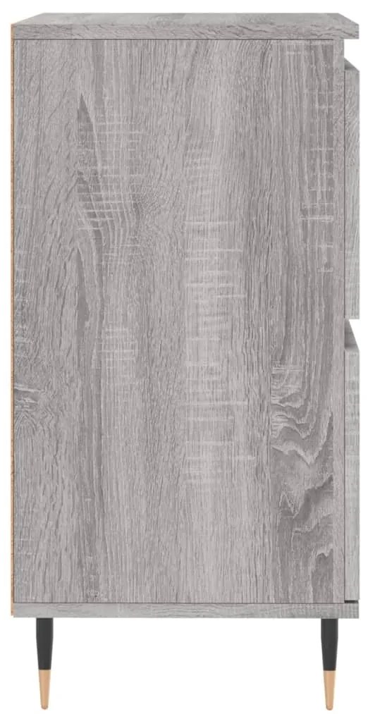 Aparadores 2 pcs derivados de madeira cinzento sonoma