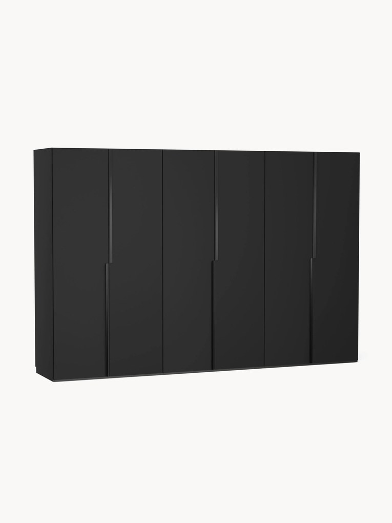 Roupeiro modular com portas articuladas Leon, L 300 cm, vários tamanhos