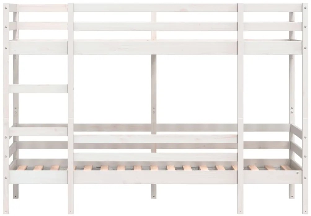 Beliche 90x190 cm madeira de pinho maciça branco