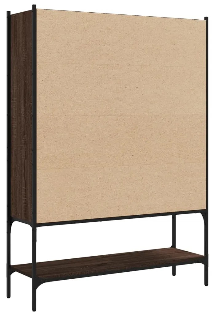 Estante 102x30x141,5 cm derivados de madeira carvalho castanho