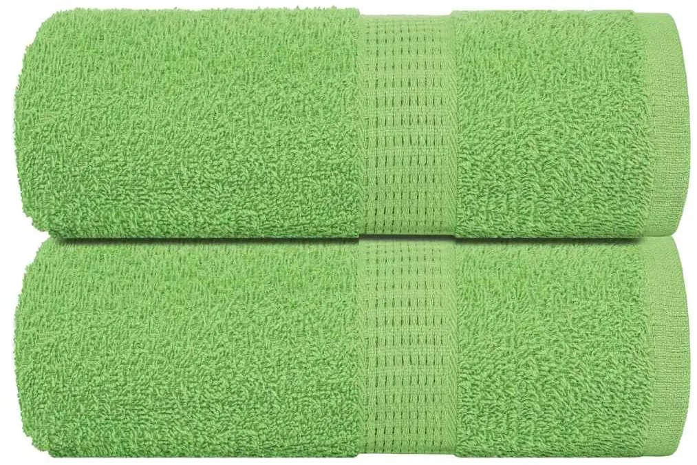 Toalhas de bidé 2pcs 30x50cm 360 gsm 100% algodão verde maça