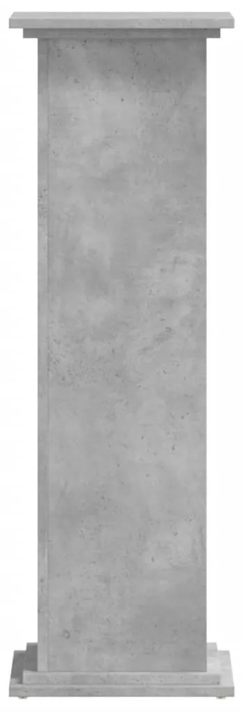 Suporte p/ plantas 33x33x100 cm derivados madeira cinza cimento