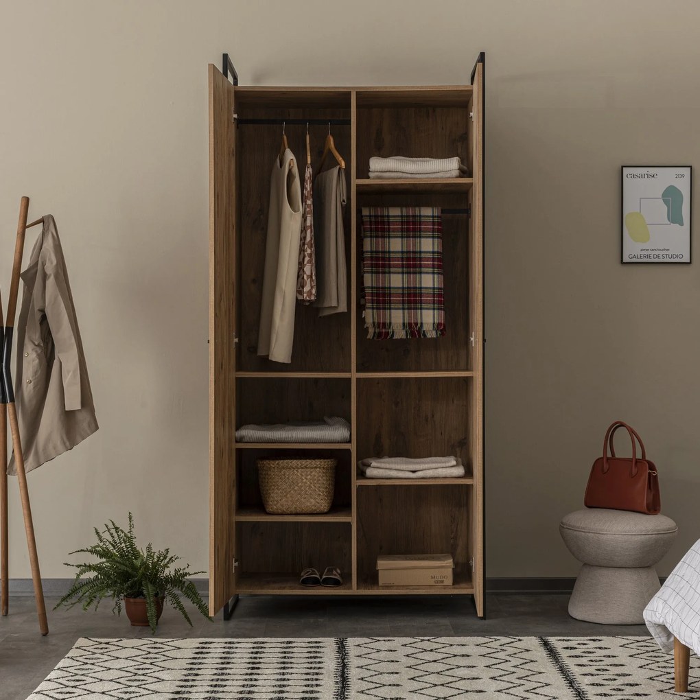 **** Roupeiro Dynamic – Pinho Atlântico – 104x225x52 cm
**